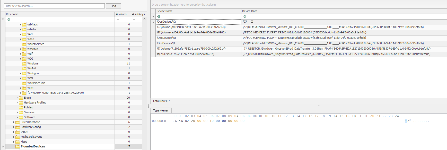 Investigating USB Drives using Mount Points Not Drive Letters B!nry